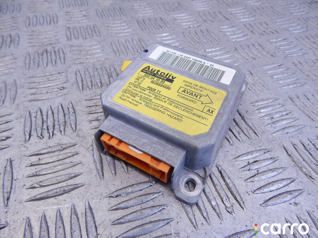 Блок AirBag PEUGEOT 206 2001г. - фото №1