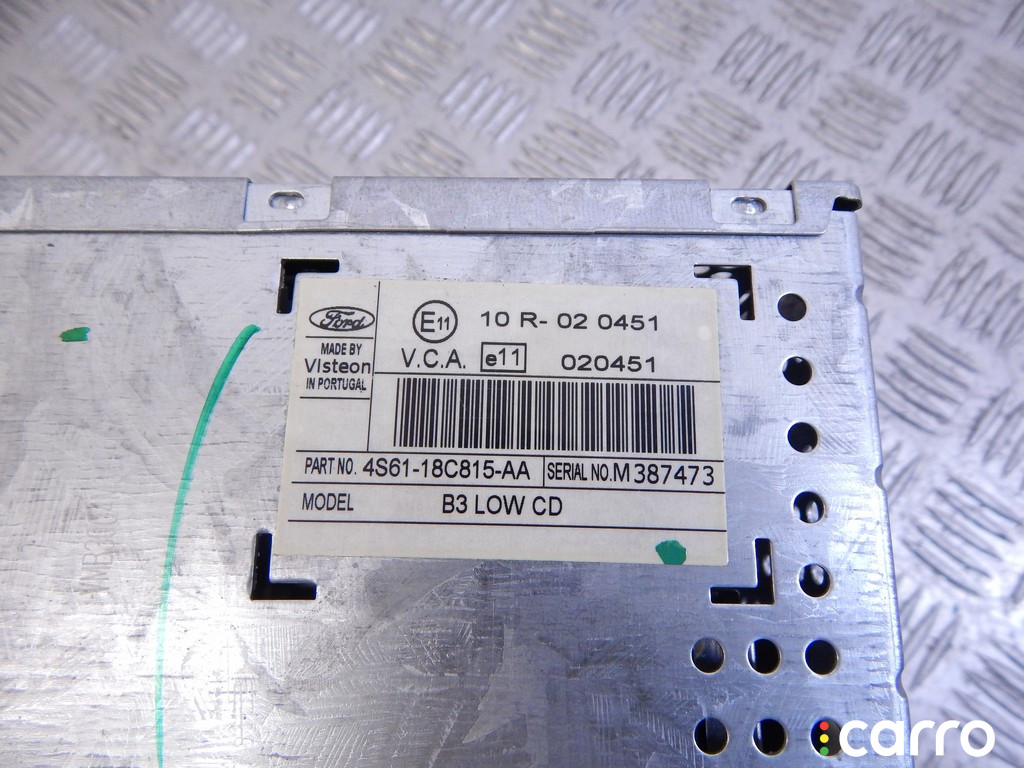 Магнитола FORD FIESTA V 2004г. - фото №4