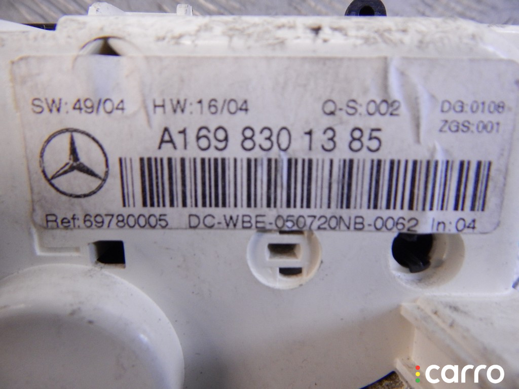 Блок управления печки/климат-контроля MERCEDES-BENZ B-CLASS (W245) 2005г. - фото №5