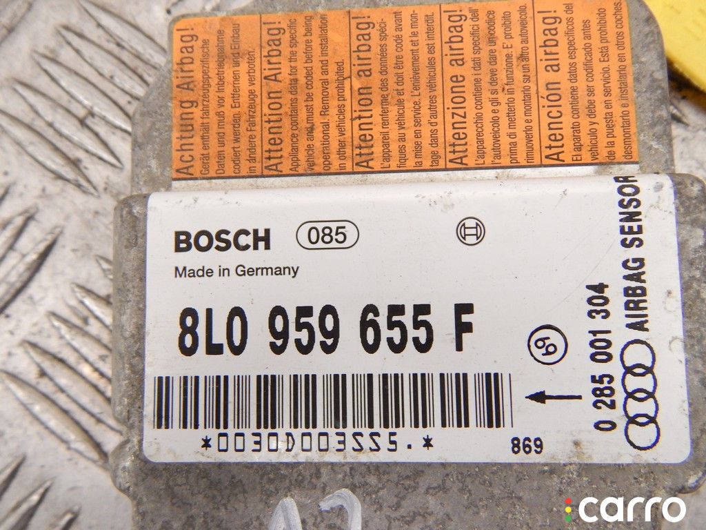 8L0959655F, 59655F Блок AirBag AUDI A3 2000г. - фото №3