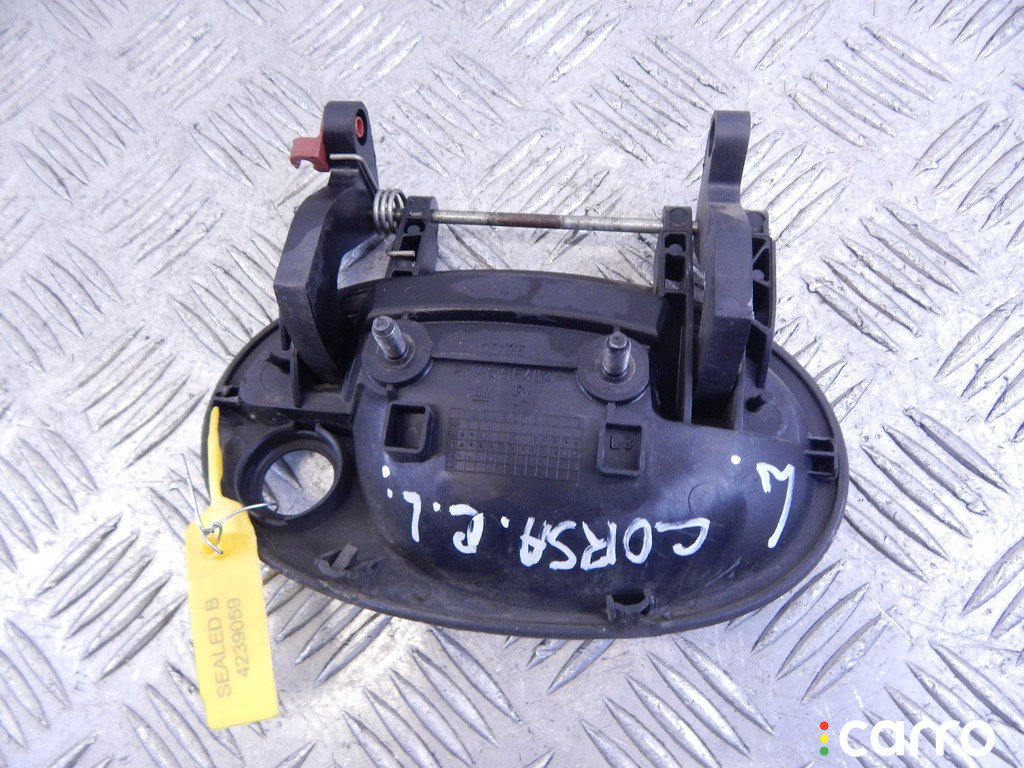 Ручка наружная передняя левая OPEL CORSA C 2004г. - фото №2