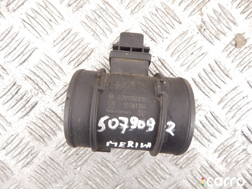 55561304, 1304 Расходомер воздуха OPEL MERIVA 2007г. - фото №2