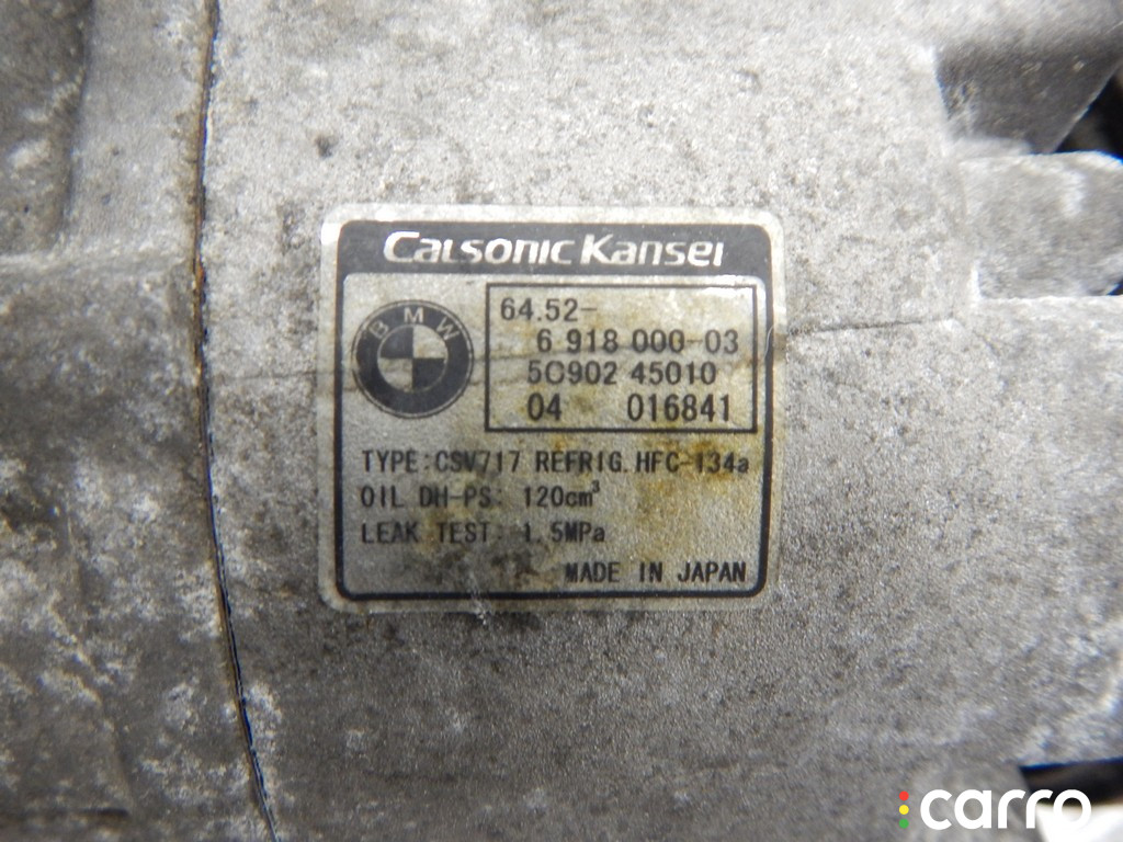 64526918000, 6918000 Компрессор кондиционера BMW X5-series (E53) 2004г. - фото №4