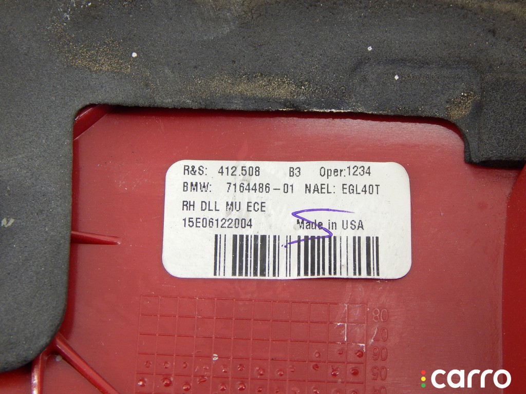 63217164486, 7164486, 63216916914, 6916914 Фонарь крышки багажника правый BMW X5-series (E53) 2006г. - фото №4