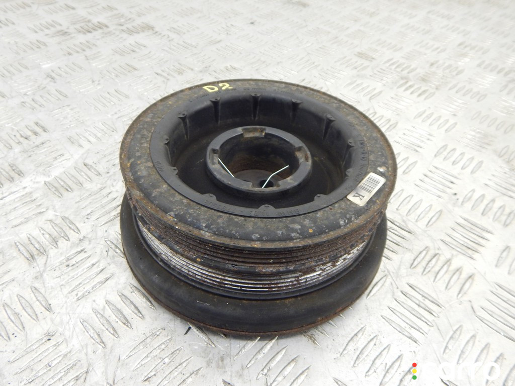 7793593, 11237793593, 11237788611, 7788611, 8511371, 11238511371 Шкив коленвала BMW 5-series (E60/61) 2005г. - фото №1