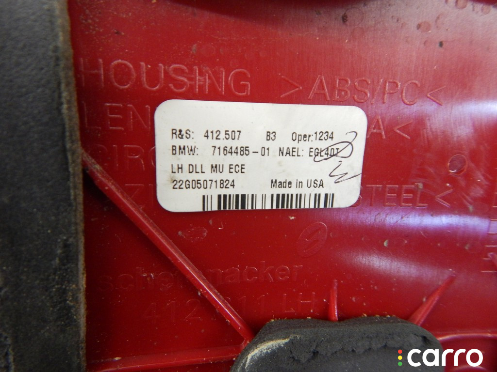 63217164485, 7164485, 63216916913, 6916913 Фонарь крышки багажника левый BMW X5-series (E53) 2005г. - фото №3