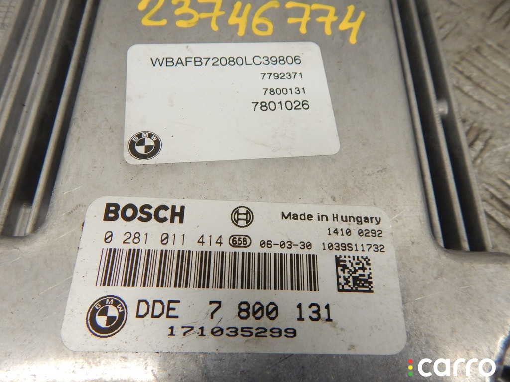 7794626, 13617800131, 7800131, 13617793444, 7793444, 13617794626, 13617794584, 7794584 Блок управления двигателем BMW X5-series (E53) 2006г. - фото №2
