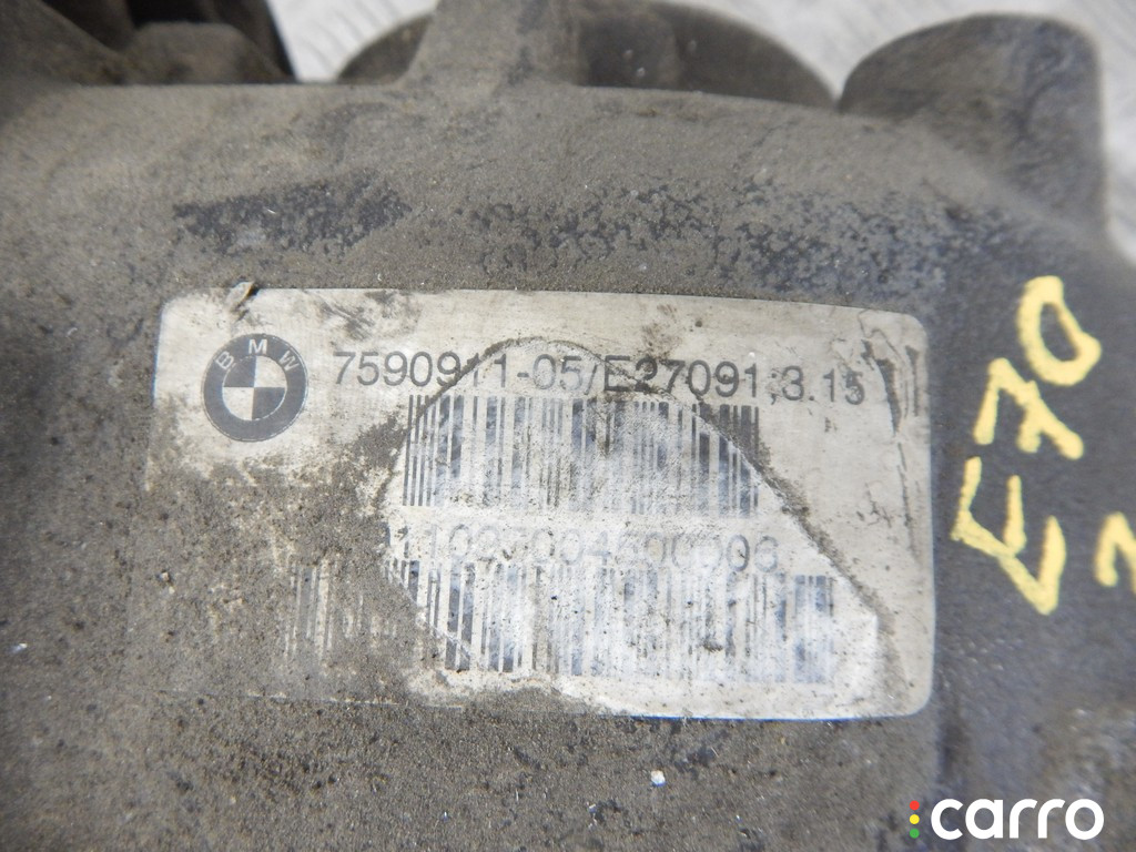 33107590911, 7590911 Редуктор заднего моста BMW X5-series (E70) 2008г. - фото №5