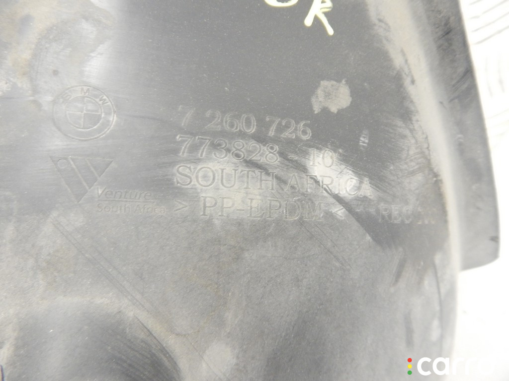 51717260726, 7260726 Защита арок передняя правая (подкрылок) BMW 3-series (F30/31) 2013г. - фото №4