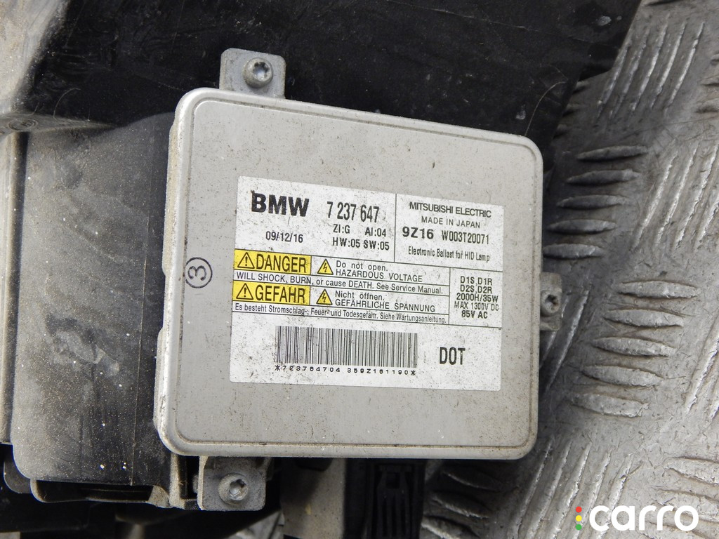 63117202585, 7202585, 63117240249, 7240249 Фара левая BMW 3-series (E90/91/92) 2010г. - фото №5