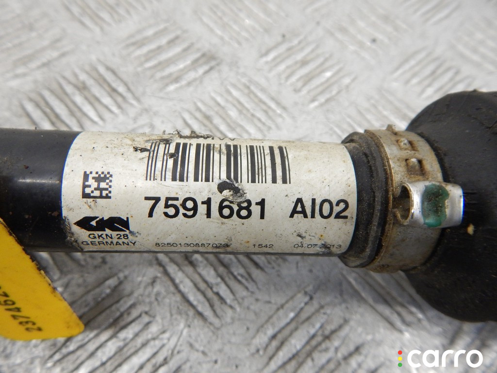 7591681, 31607591681 Полуось передняя левая (приводной вал, ШРУС) BMW X1-series (E84) 2013г. - фото №6
