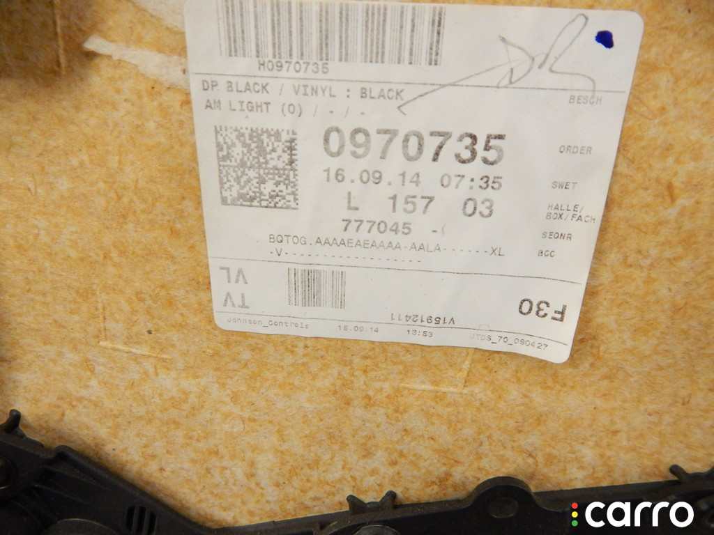 Обшивка двери передней левой (дверная карта) BMW 3-series (F30/31) 2014г. - фото №5