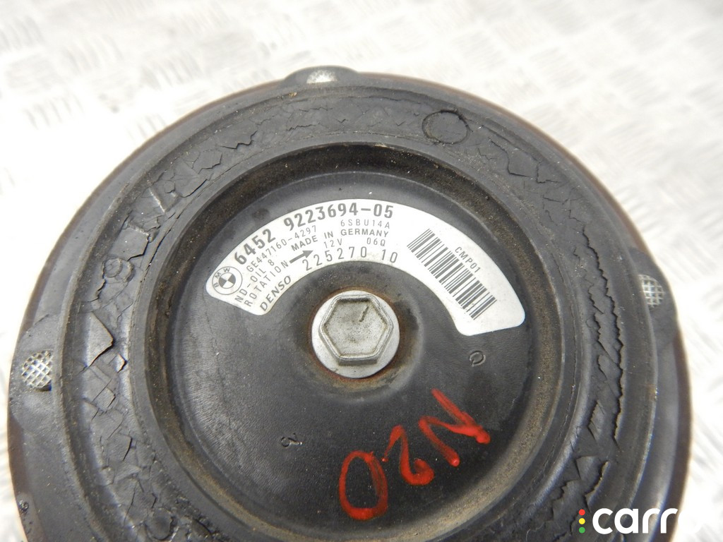 9225703, 9223694, 64529225703, 64529223694 Компрессор кондиционера BMW X1-series (E84) 2013г. - фото №3