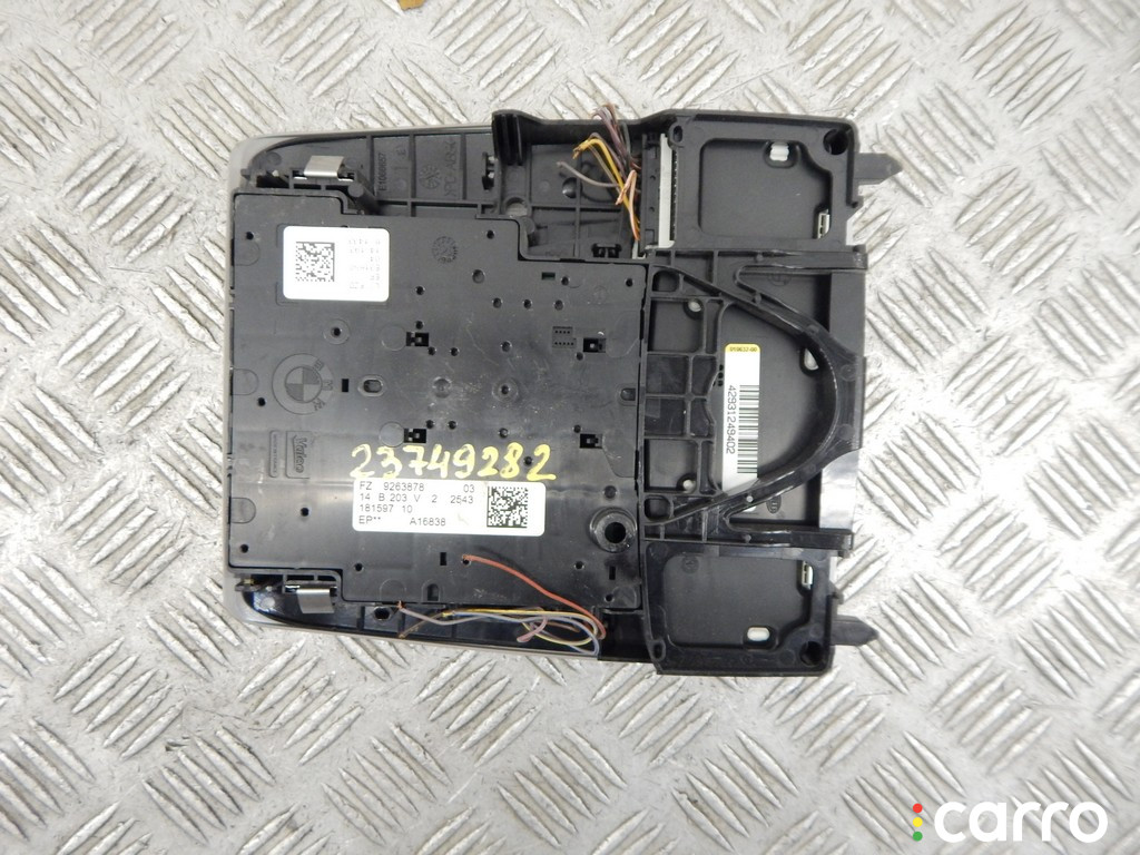 61319263878, 9263878, 61319249542, 9249542 Фонарь салона (плафон) BMW 3-series (F30/31) 2014г. - фото №2