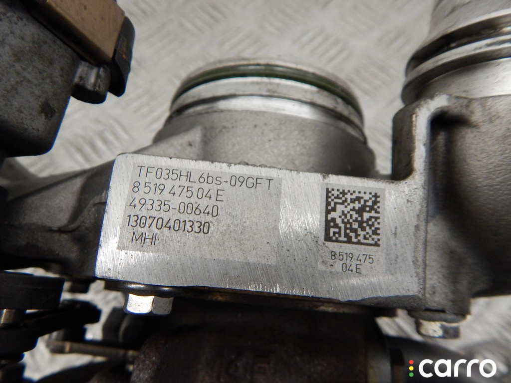 11658519475, 8519475 Турбина BMW 3-series (F30/31) 2013г. - фото №5