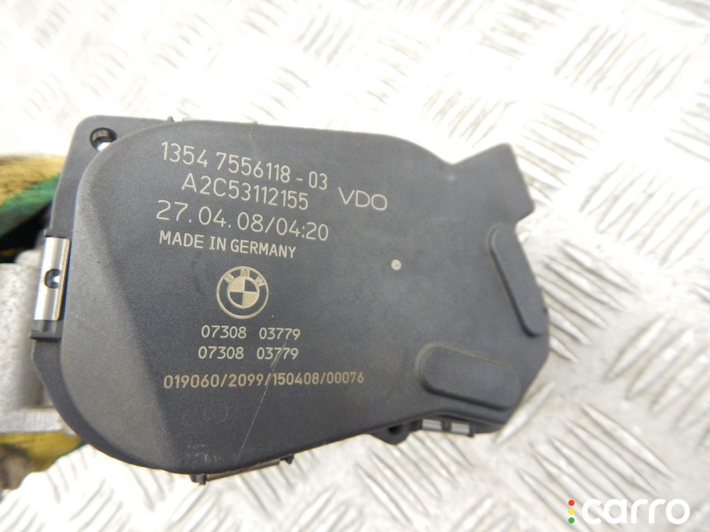 13547556118, 7556118 Заслонка дроссельная BMW X5-series (E70) 2008г. - фото №2