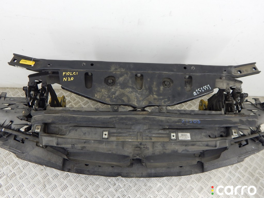 51647200689, 7200689 Передняя панель крепления облицовки (телевизор) BMW 5-series (F10/11) 2014г. - фото №4