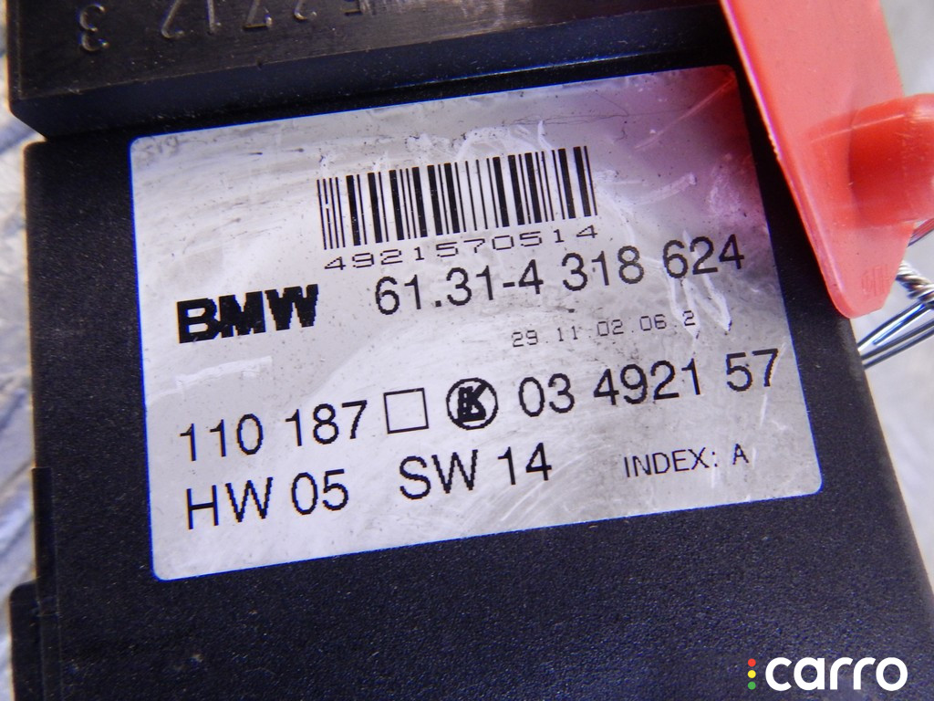 61304318624, 4318624, 52108245384, 8245384 Блок управления сиденьем BMW X5-series (E53) 2003г. - фото №3