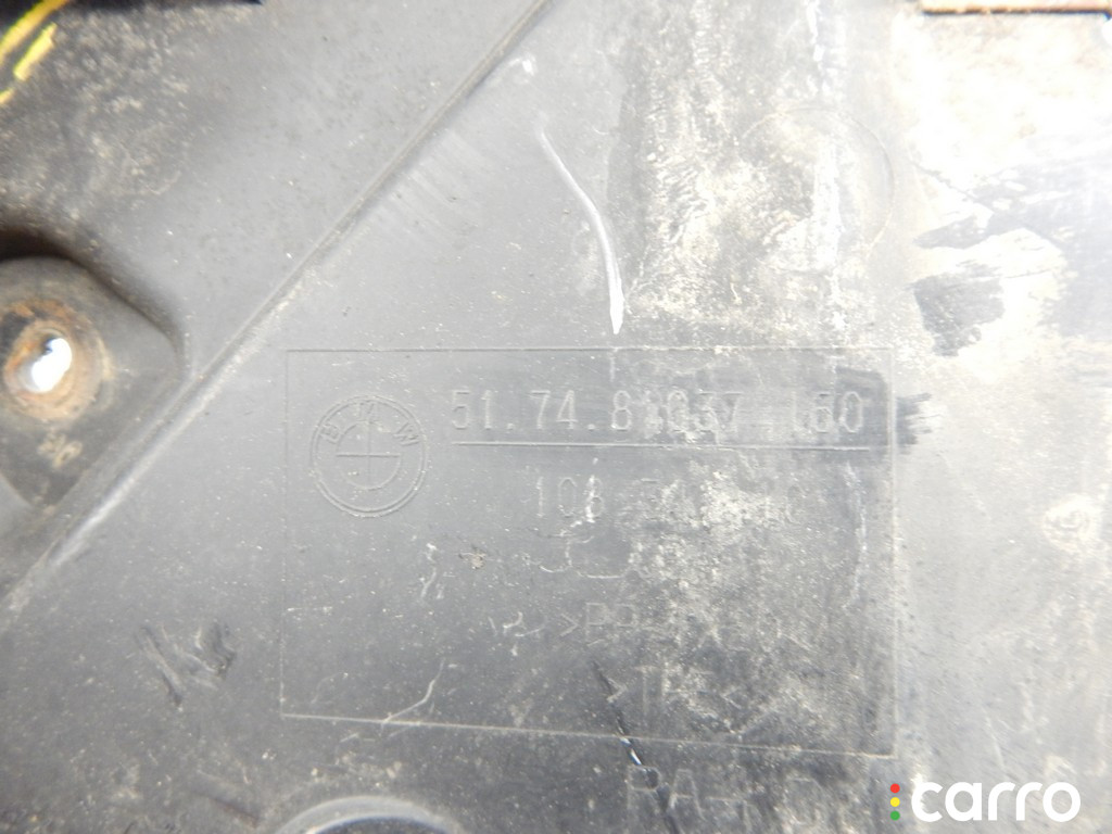 51758037160, 8037160 Защита арок передняя правая (подкрылок) BMW X5-series (E70) 2008г. - фото №4