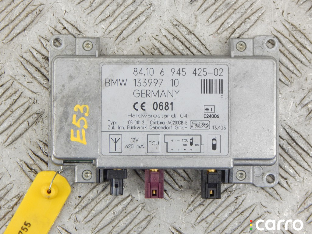 84106945425, 6945425 Усилитель антенны BMW X5-series (E53) 2005г. - фото №1