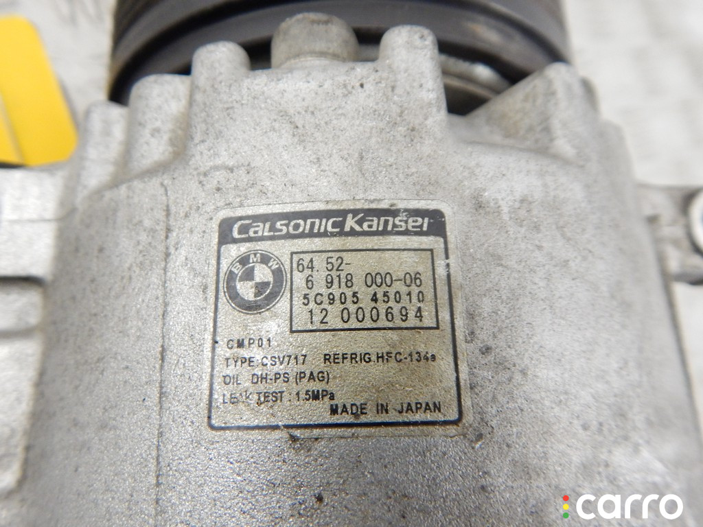 64526918000, 6918000 Компрессор кондиционера BMW X5-series (E53) 2004г. - фото №4