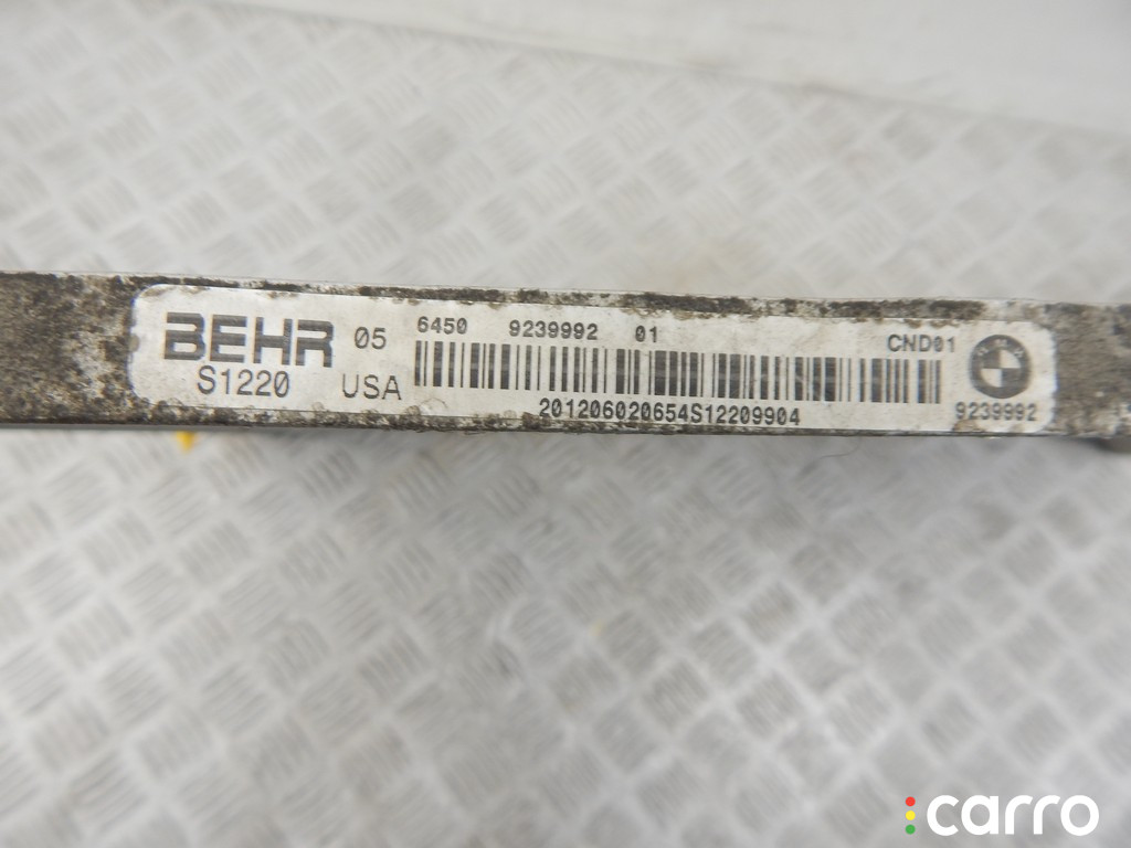 64509239992, 9239992, 6972553, 64536972553 Радиатор кондиционера BMW X5-series (E70) 2009г. - фото №3