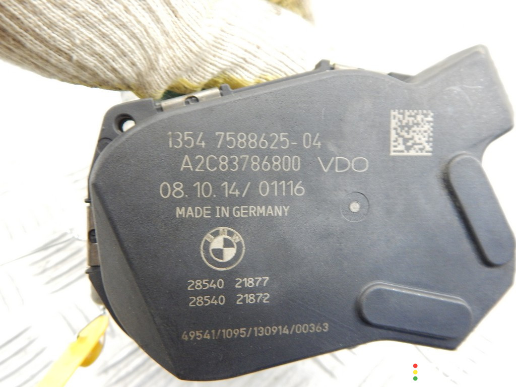 13547588625, 7588625 Заслонка дроссельная BMW 5-series (F10/11) 2014г. - фото №4