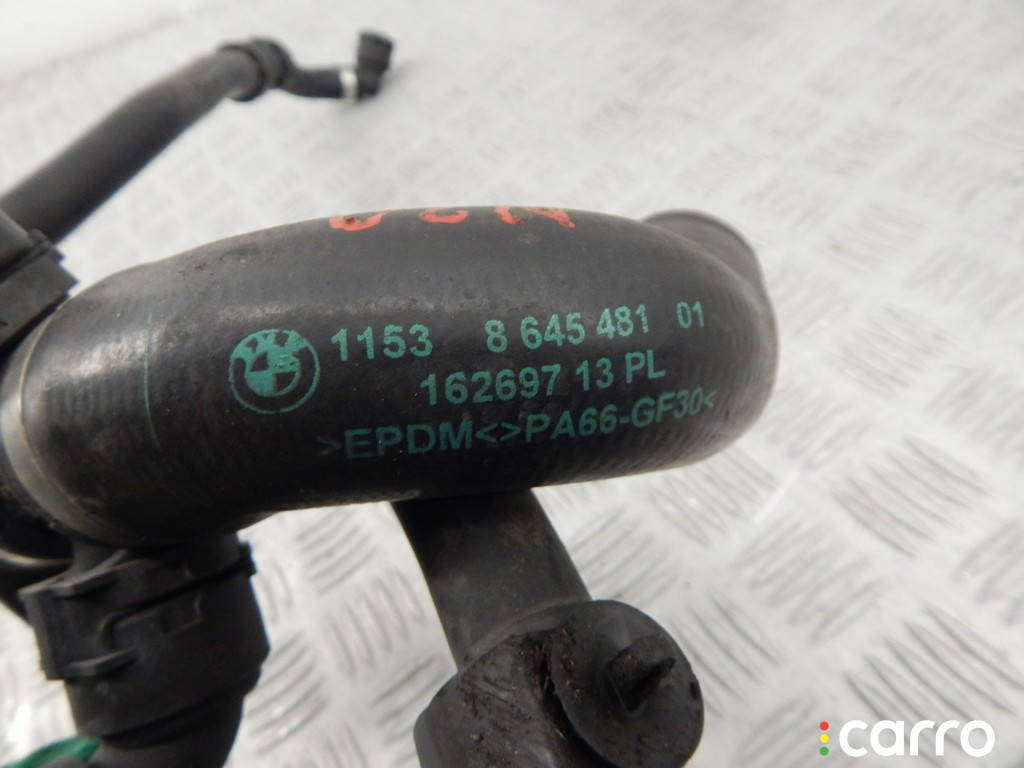 11538645481, 8645481, 11534615722, 4615722 Патрубок радиатора BMW 5-series (F10/11) 2014г. - фото №4