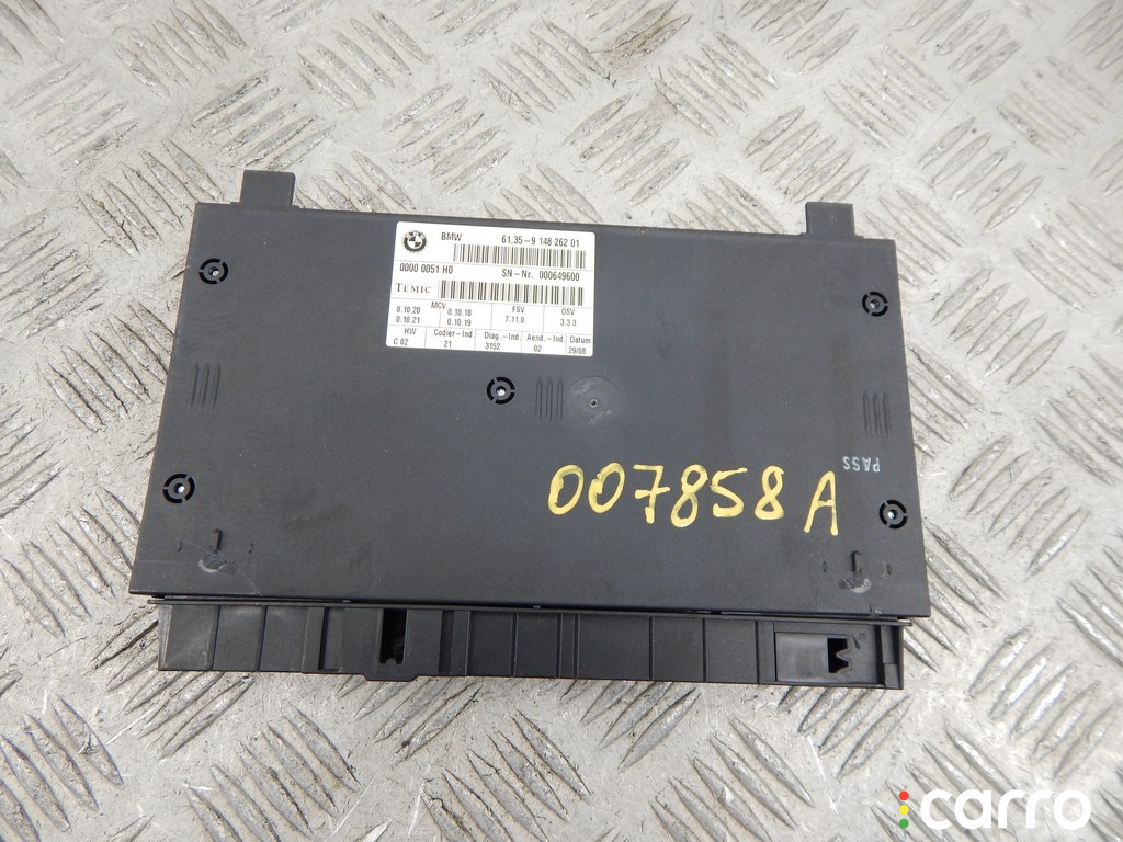 9148262, 61359148262, 61359134638, 9134638 Блок управления сиденьем BMW X5-series (E70) 2008г. - фото №1