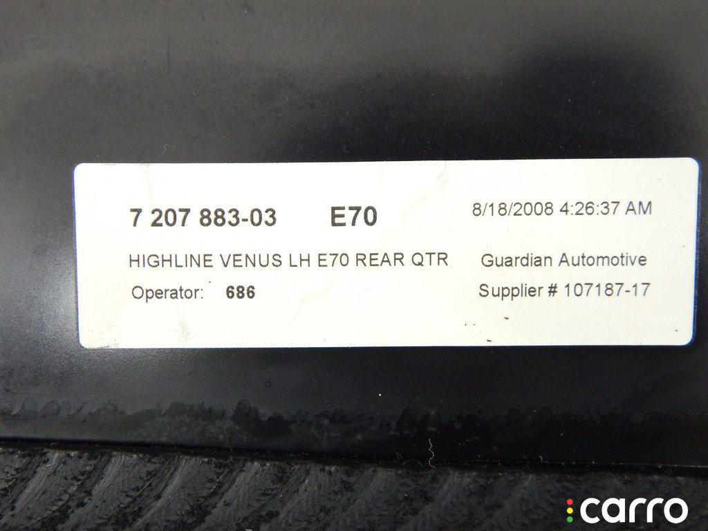 Стекло кузовное боковое левое BMW X5-series (E70) 2008г. - фото №3