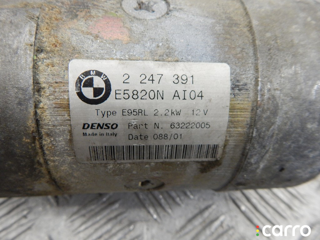12412247391, 2247391 Стартер BMW X5-series (E53) 2003г. - фото №4