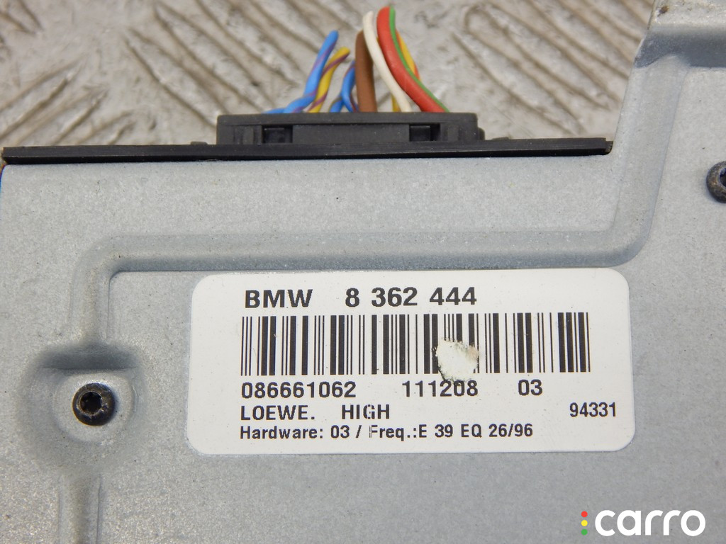 65128362444, 8362444 Усилитель музыкальный BMW 5-series (E39) 1999г. - фото №2