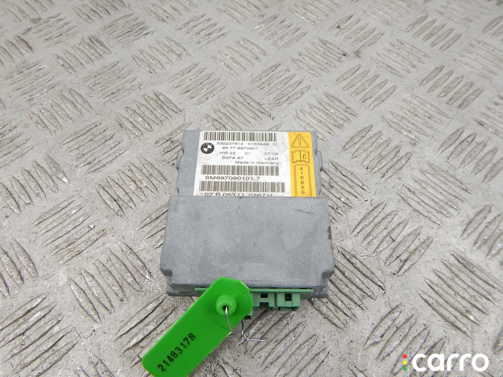 6970901, 6946107, 6960223, 65776960223, 65776970901, 65770413725, 0413725, 65770407280, 0407280, 65776946107, 65770393600, 0393600 Блок AirBag BMW 7-series (E65/66) 2007г. - фото №1