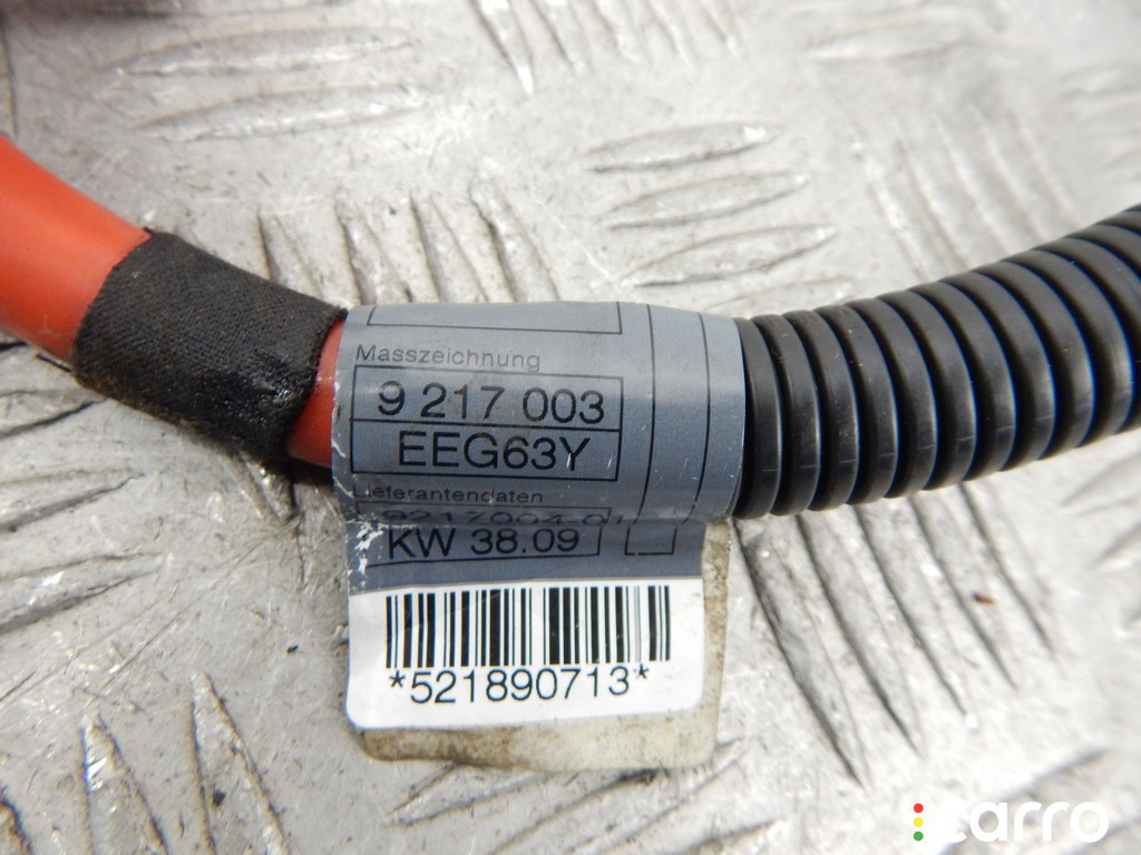 9217004, 61129217004, 61129115449, 9115449 Плюсовой провод аккумулятора BMW X6-series (E71) 2009г. - фото №3