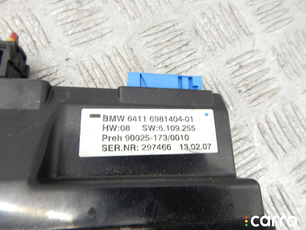 64116981404, 6981404, 64116970456, 6970456, 64116962422, 6962422 Блок управления печки/климат-контроля BMW 7-series (E65/66) 2007г. - фото №5