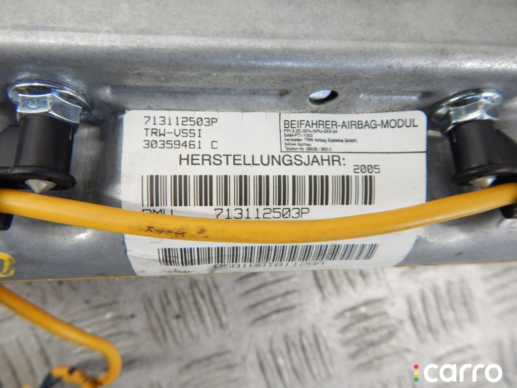 72128402260, 8402260, 72127131125, 7131125 Подушка безопасности пассажира BMW X5-series (E53) 2005г. - фото №4