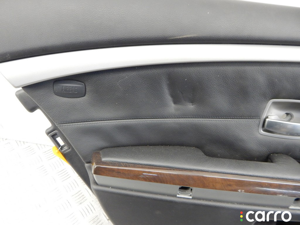 Обшивка двери задней левой (дверная карта) BMW 7-series (E65/66) 2007г. - фото №3