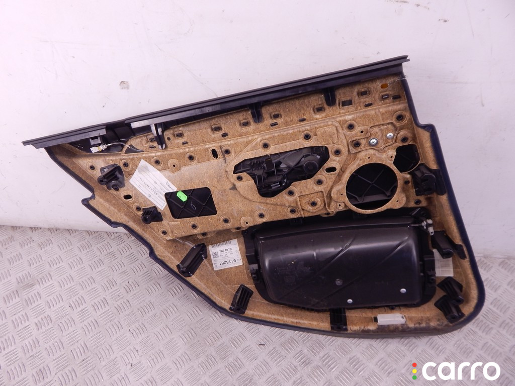51427273328, 7273328 Обшивка двери задней правой (дверная карта) BMW 5-series (F10/11) 2014г. - фото №4