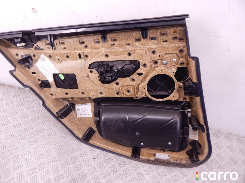 51427273328, 7273328 Обшивка двери задней правой (дверная карта) BMW 5-series (F10/11) 2014г. - фото №6