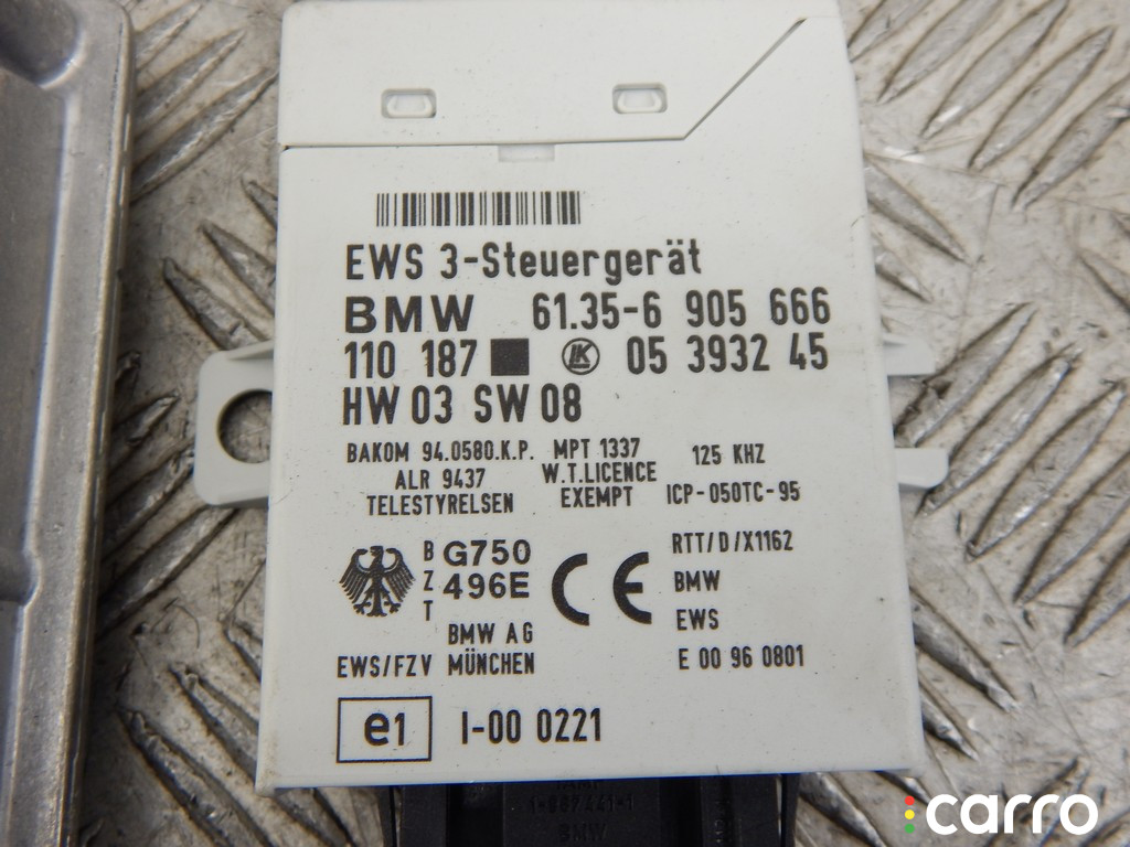 7541459, 7531848, 12147531848, 12147541459, 12147563328, 7563328 Блок управления двигателем BMW 3-series (E46) 2004г. - фото №4