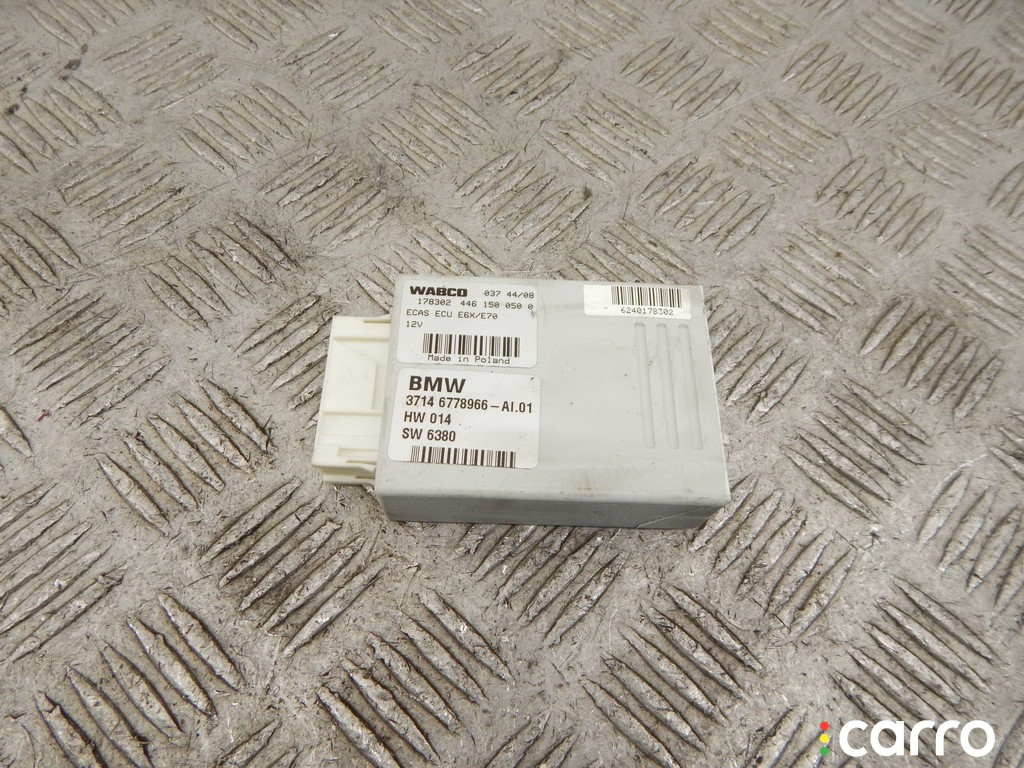 6793163, 6778966, 37146793163, 37146778966 Блок управления пневмоподвеской BMW X5-series (E70) 2009г. - фото №1