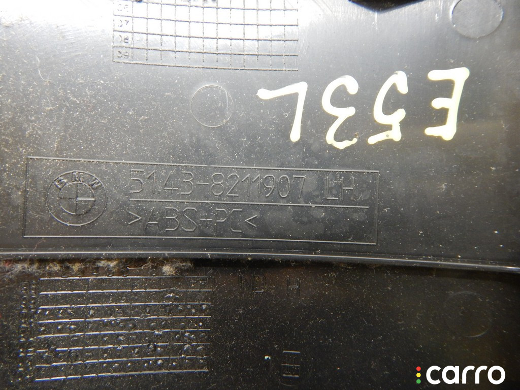 51438203871, 8203871 Обшивка стойки центральной левой BMW X5-series (E53) 2005г. - фото №3