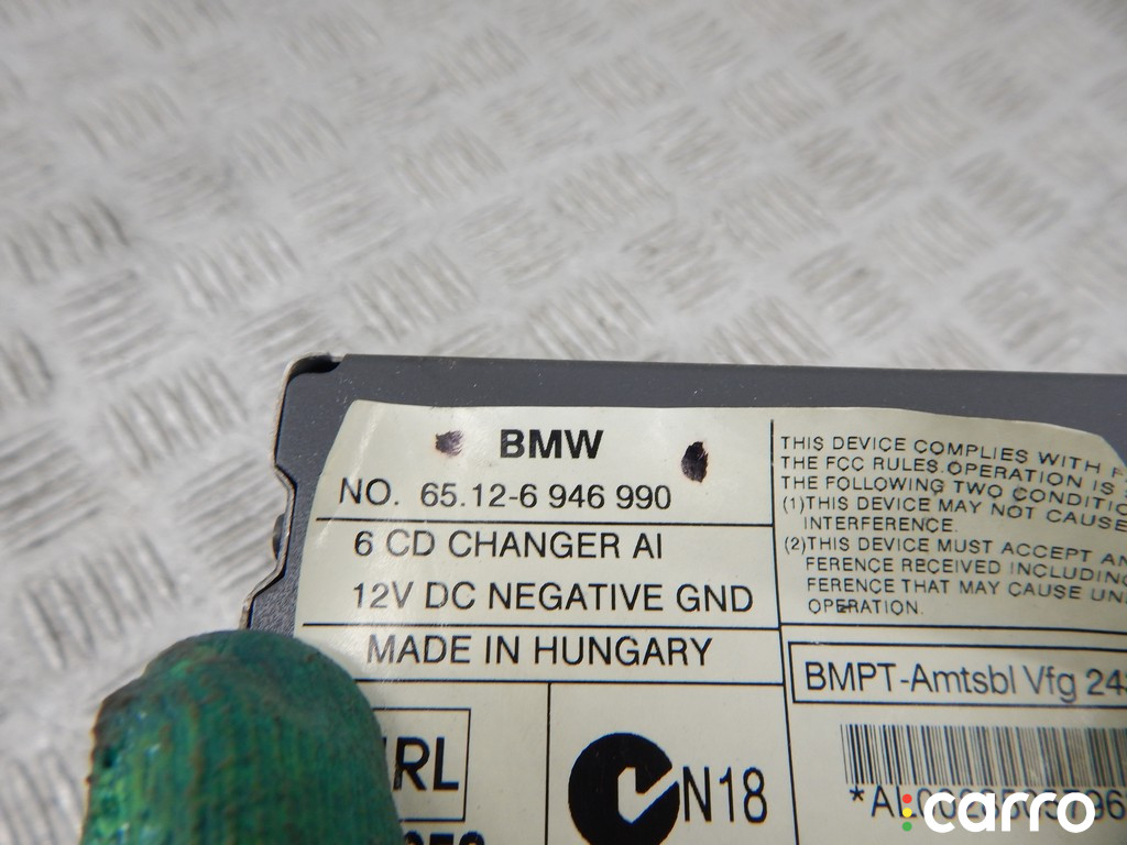6913389, 65126913389, 65126946990, 6946990 CD-чейнджер BMW X5-series (E53) 2005г. - фото №2