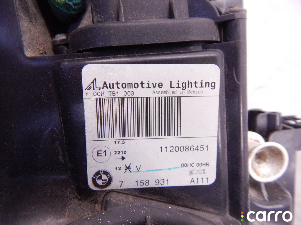 7158931, 63127158931 Фара левая BMW X5-series (E70) 2009г. - фото №6
