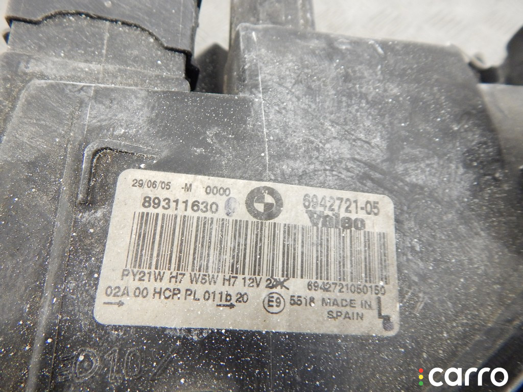 6942721, 63116942721 Фара левая BMW 3-series (E90/91/92) 2005г. - фото №6