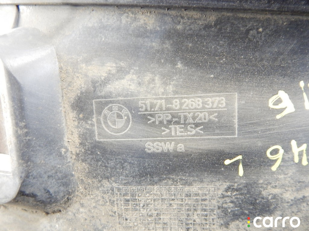 51718268373, 8268373 Защита арок передняя левая (подкрылок) BMW 3-series (E46) 2003г. - фото №2