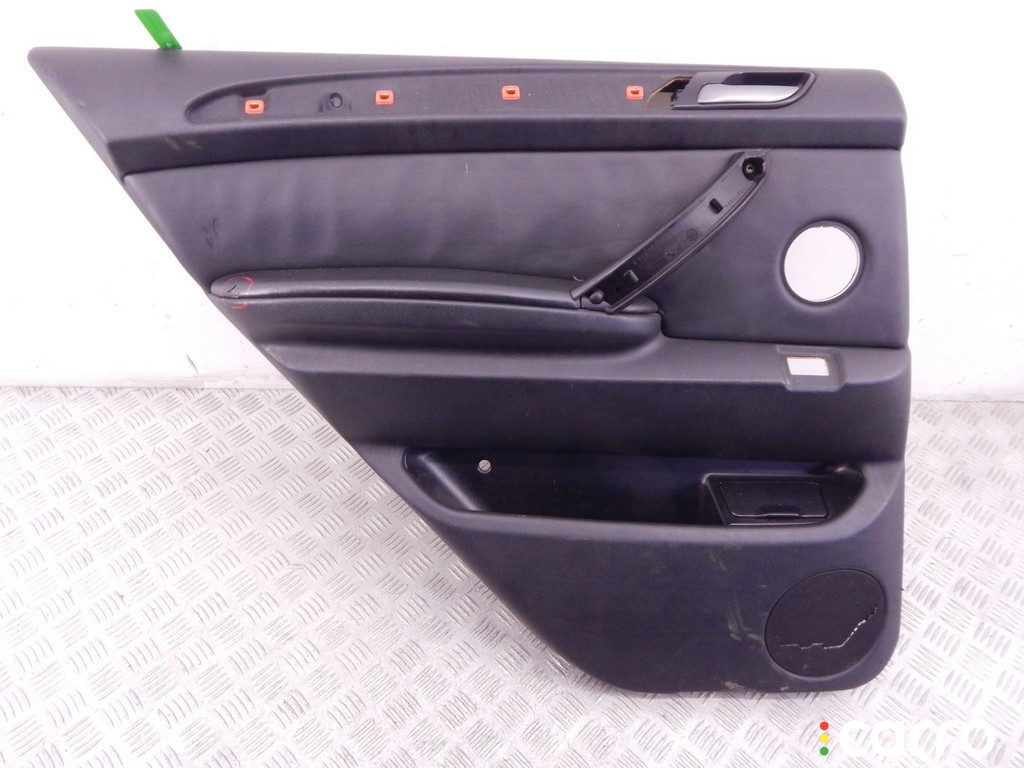 Обшивка двери задней левой (дверная карта) BMW X5-series (E53) 2005г. - фото №1