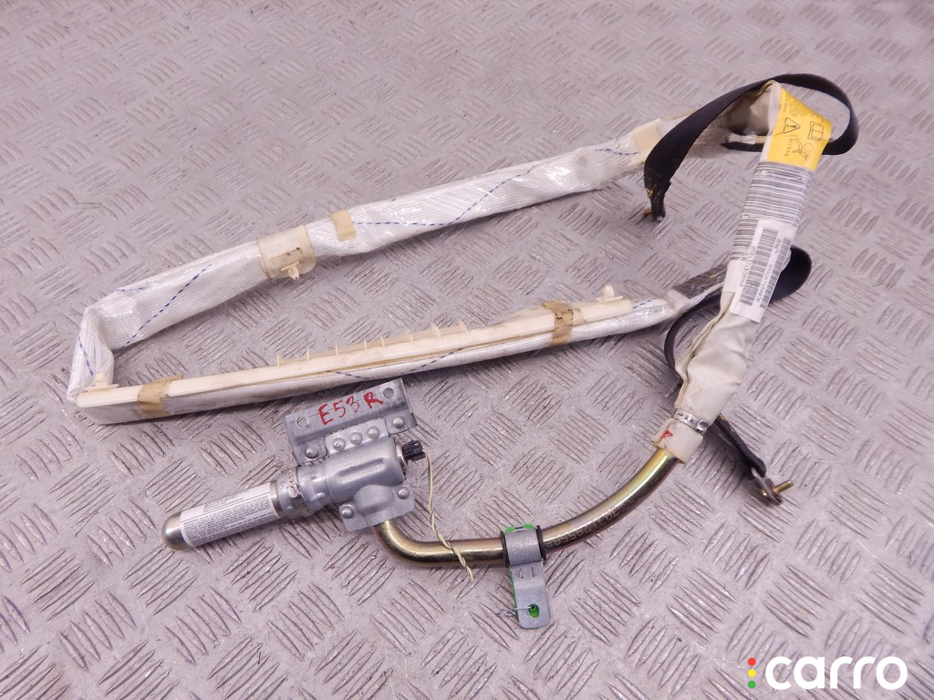 72128267158, 8267158 Подушка безопасности боковая (шторка) правая BMW X5-series (E53) 2005г. - фото №1