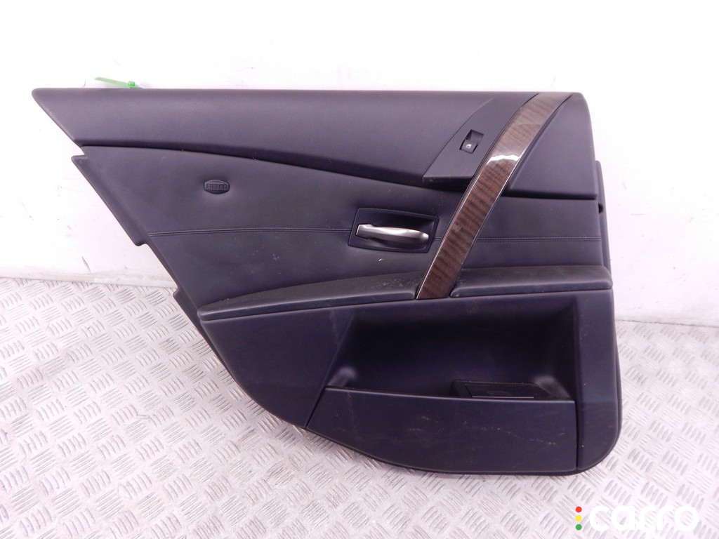 51427078741, 7078741 Обшивка двери задней левой (дверная карта) BMW 5-series (E60/61) 2006г. - фото №1