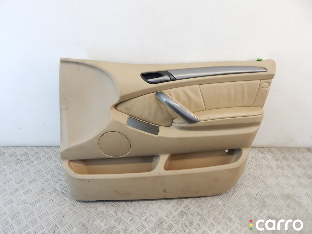 Обшивка двери передней правой (дверная карта) BMW X5-series (E53) 2005г. - фото №1